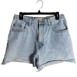 Vintage Abercrombie & Fitch Dad Denim Jean Shorts Womens 10 Blue Retro High Rise